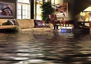 water damage to home interior